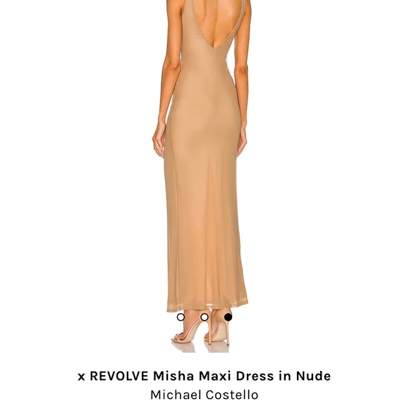 REVOLVE x Michael Costello Misha Maxi Dress in Nude - Medium - Picture 3 of 8